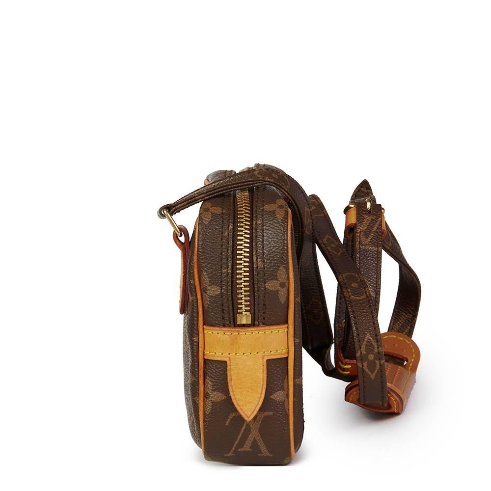 2002 Louis Vuitton Brown Monogram Coated Canvas Marly Bandouliere 7