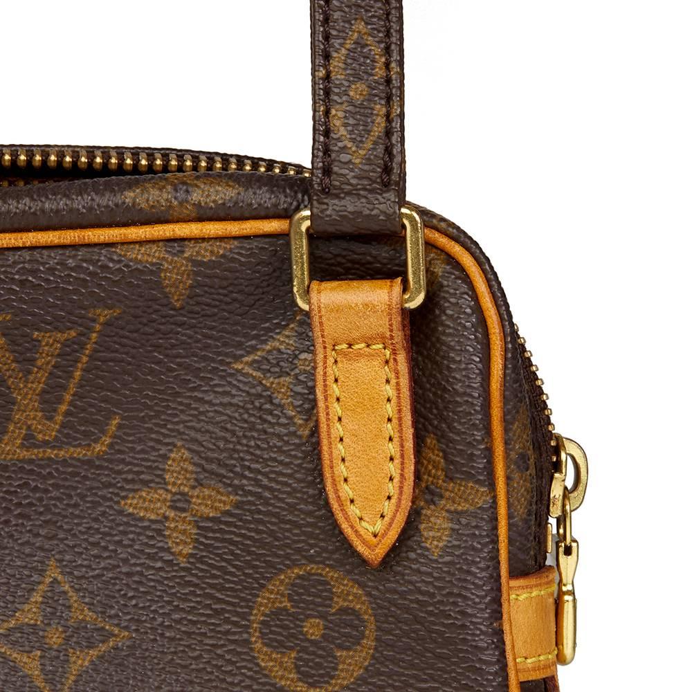 2002 Louis Vuitton Brown Monogram Coated Canvas Marly Bandouliere 2