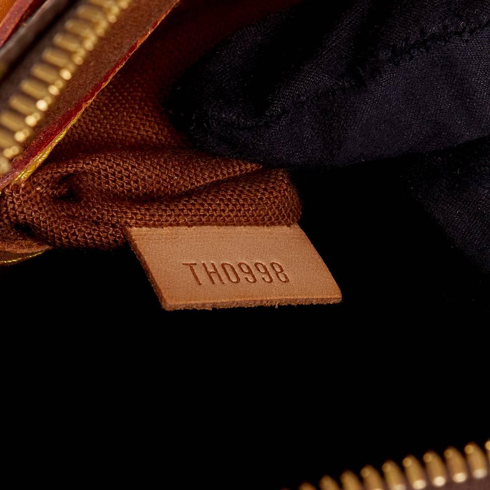 1998 Louis Vuitton Brown Monogram Coated Canvas Vintage Alma PM 4