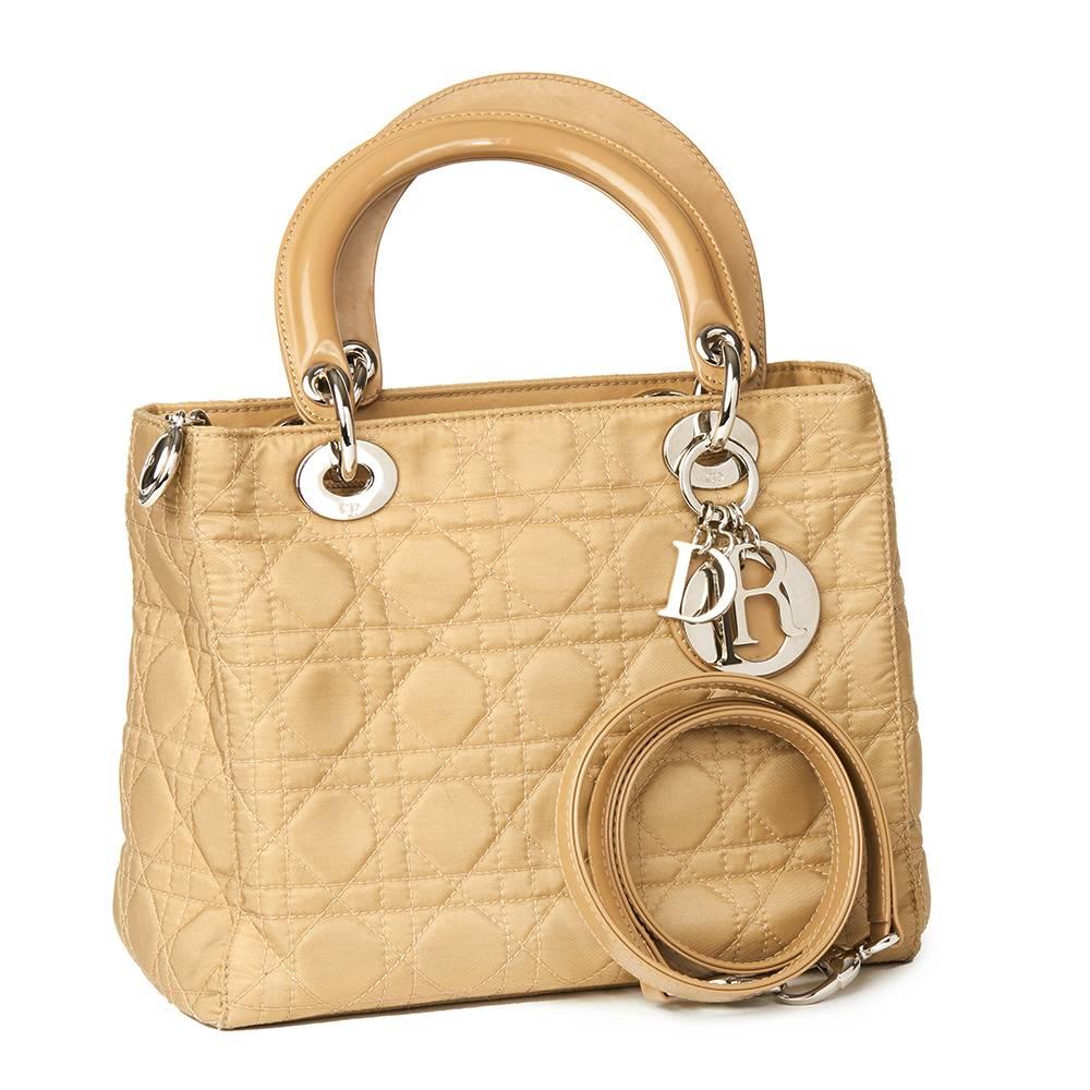 1990 Chanel Beige Quilted Lambskin Vintage Classic Single Flap Bag  5