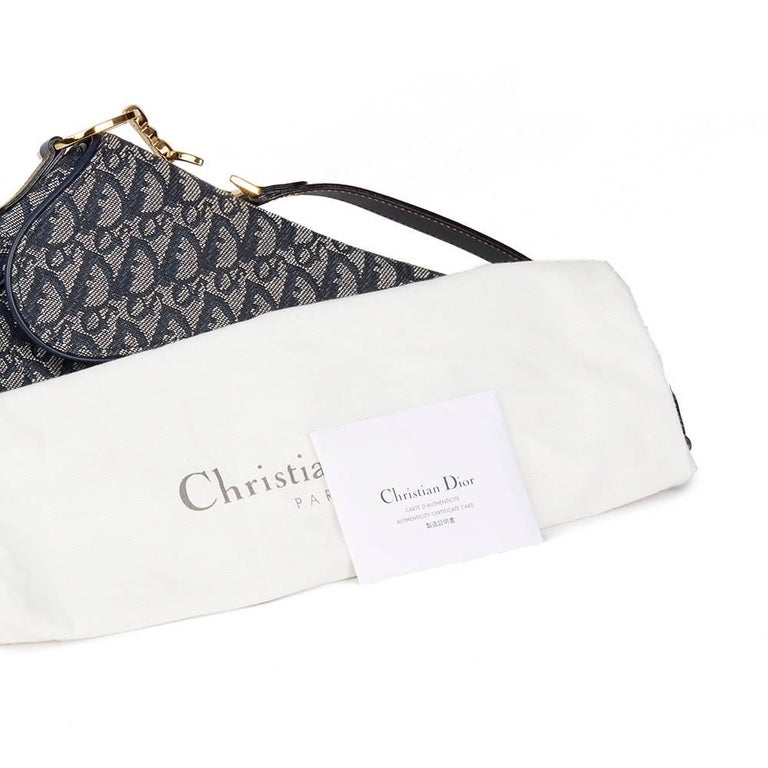 Christian Dior 2000s Canvas Mini Saddle Bag · INTO