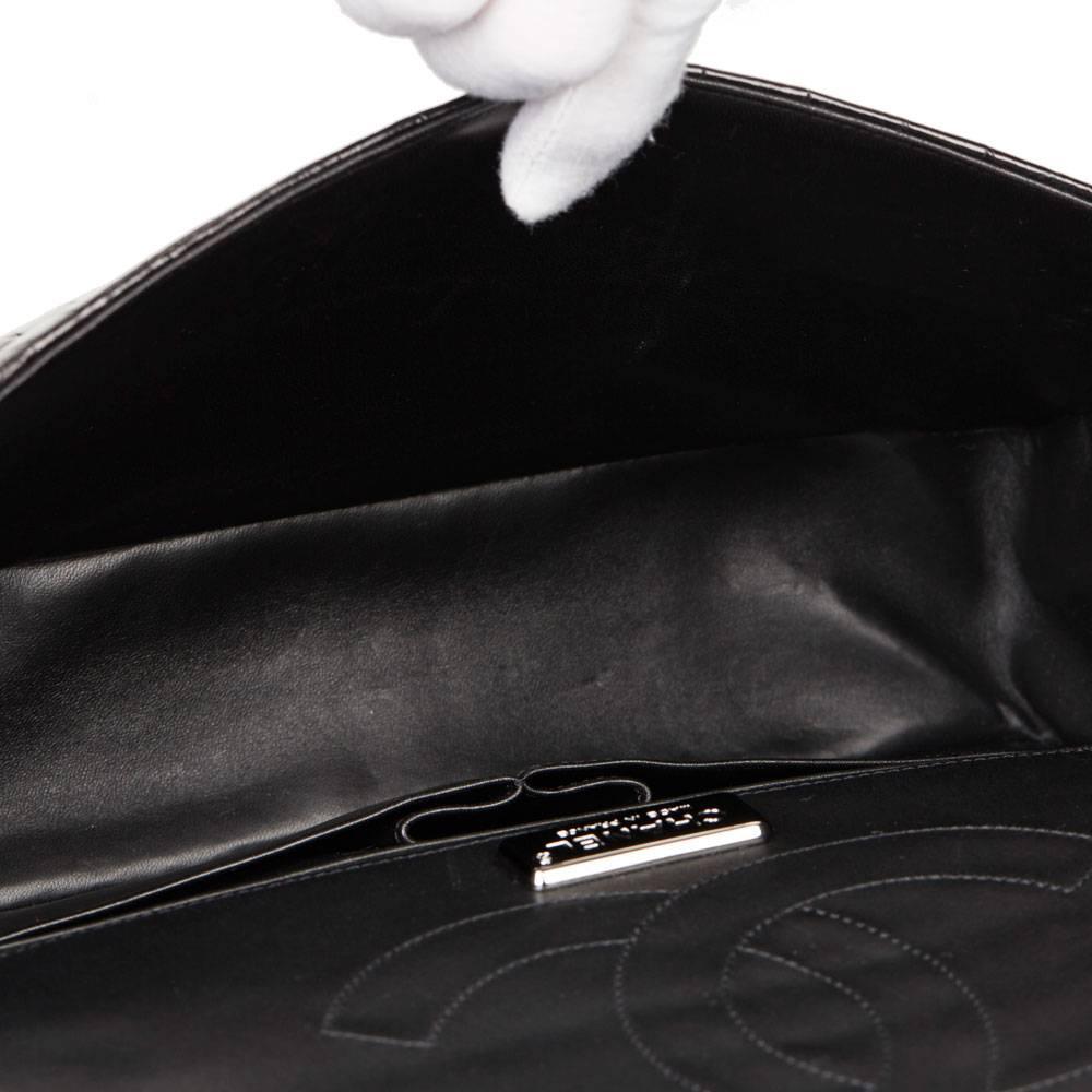2011 Chanel Black Alligator Leather 2.55 Reissue 227 Double Flap Bag 4