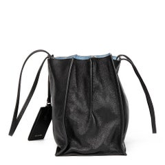 Prada Black Calfskin Leather Etiquette Tote