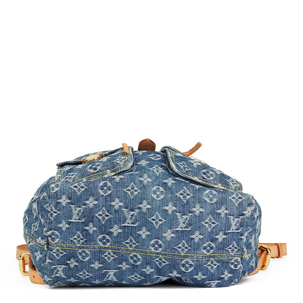 denim louis vuitton backpack