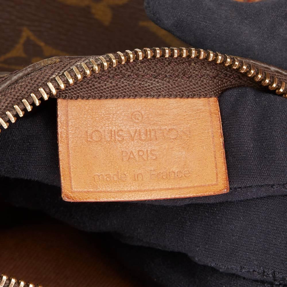 Women's 1992 Louis Vuitton Brown Monogram Coated Canvas Vintage Mini HL Speedy