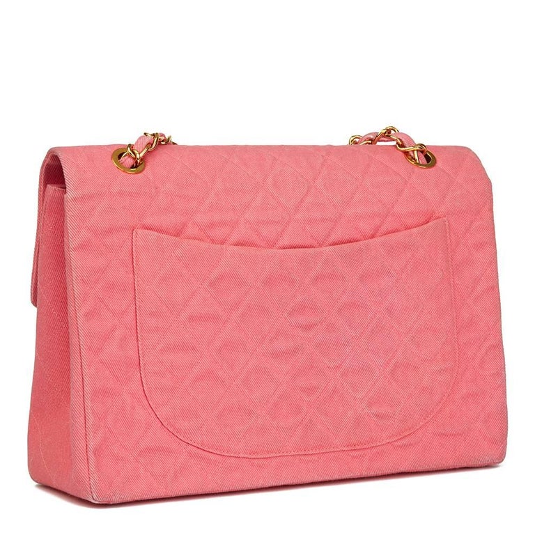 pink chanel jumbo flap