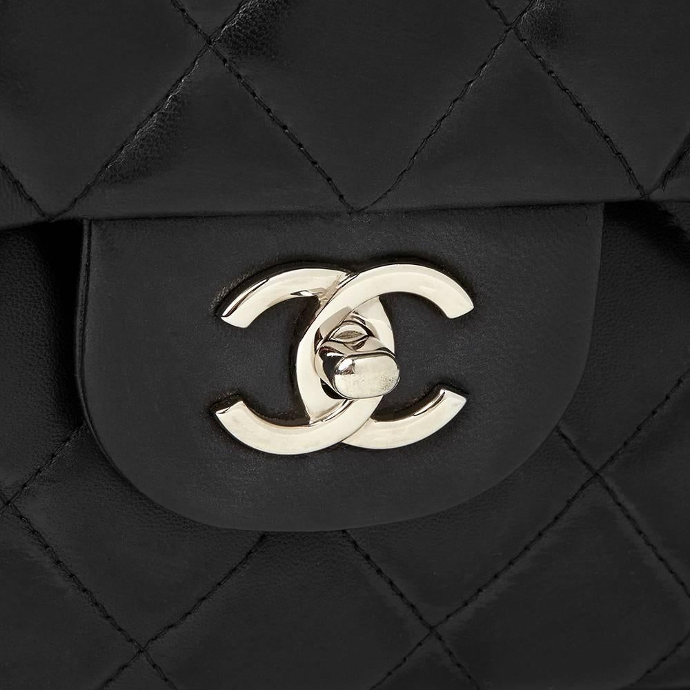 Chanel Black Quilted Lambskin Jumbo Classic Double Flap Bag, 2012   1