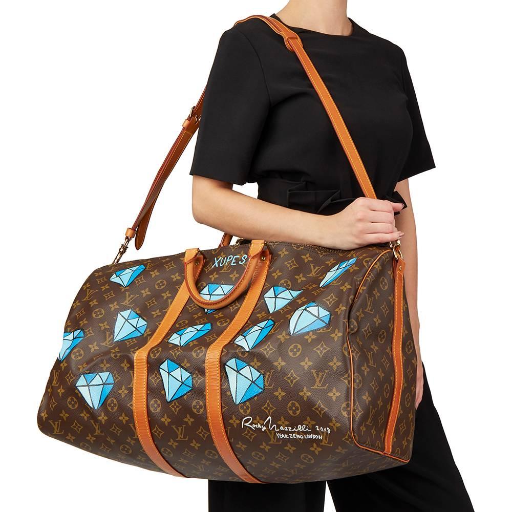 Louis Vuitton Hand-Painted 'Hei$t' Keepall Bandouliere 55 2