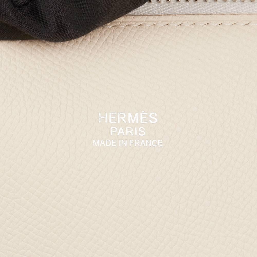 Women's 2014 Hermès Craie Epsom Leather Bolide 45cm