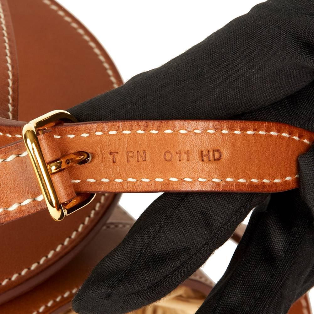 Hermès Barenia Leather and Woven Osier Wicker Picnic Farming Bucket Bag, 2015 1