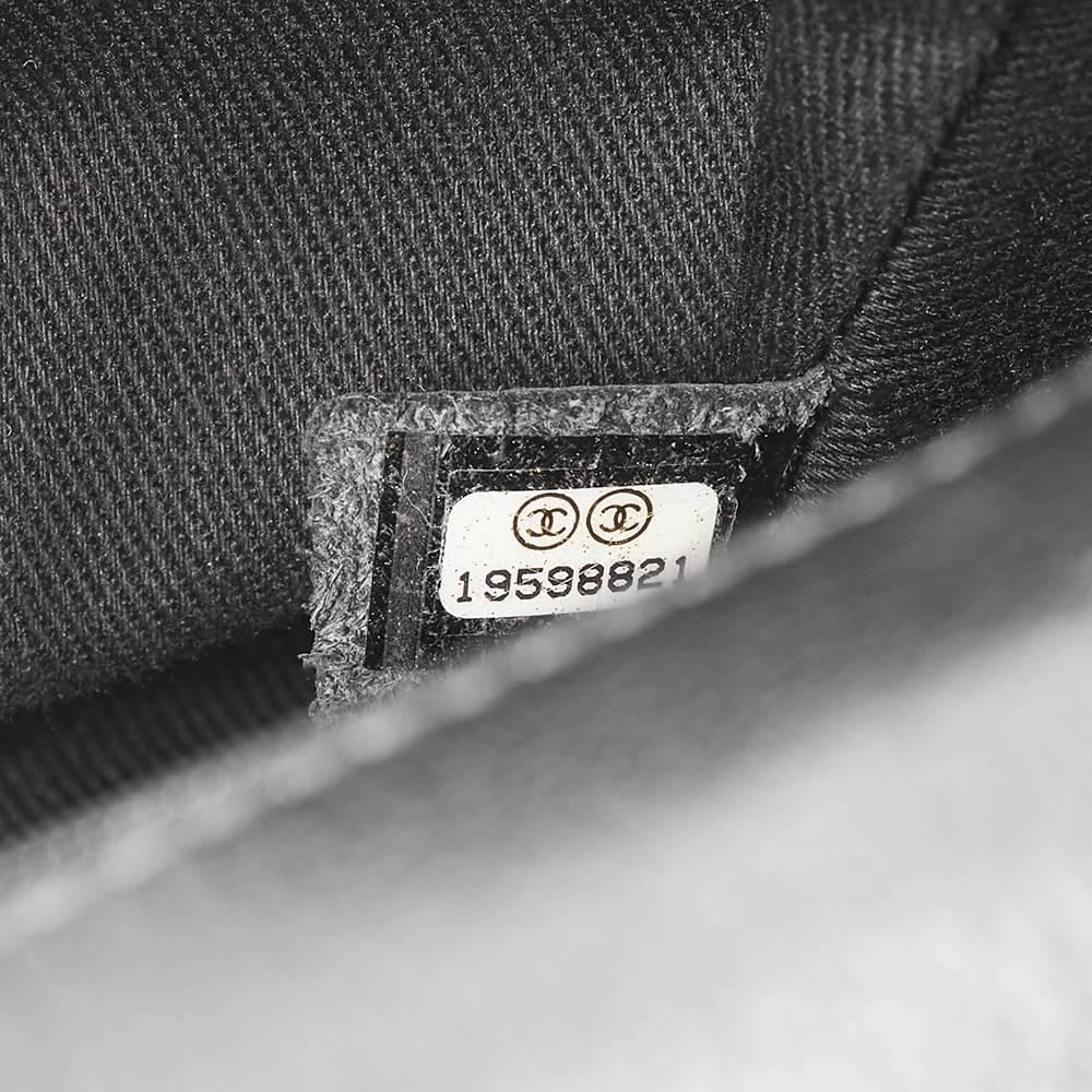 2014 Chanel Black Studded Calfskin Leather Paris-Dallas Studded Buckle Flap Bag  3