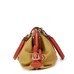 2004 Louis Vuitton Toile Trianon  Rouille Ostrich Leather Sac De Nuit MM