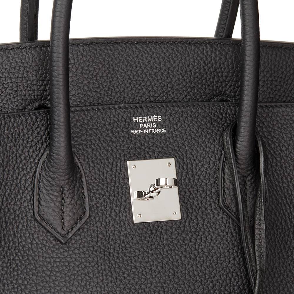 2017 Hermes Black Togo Leather Birkin 35cm 2