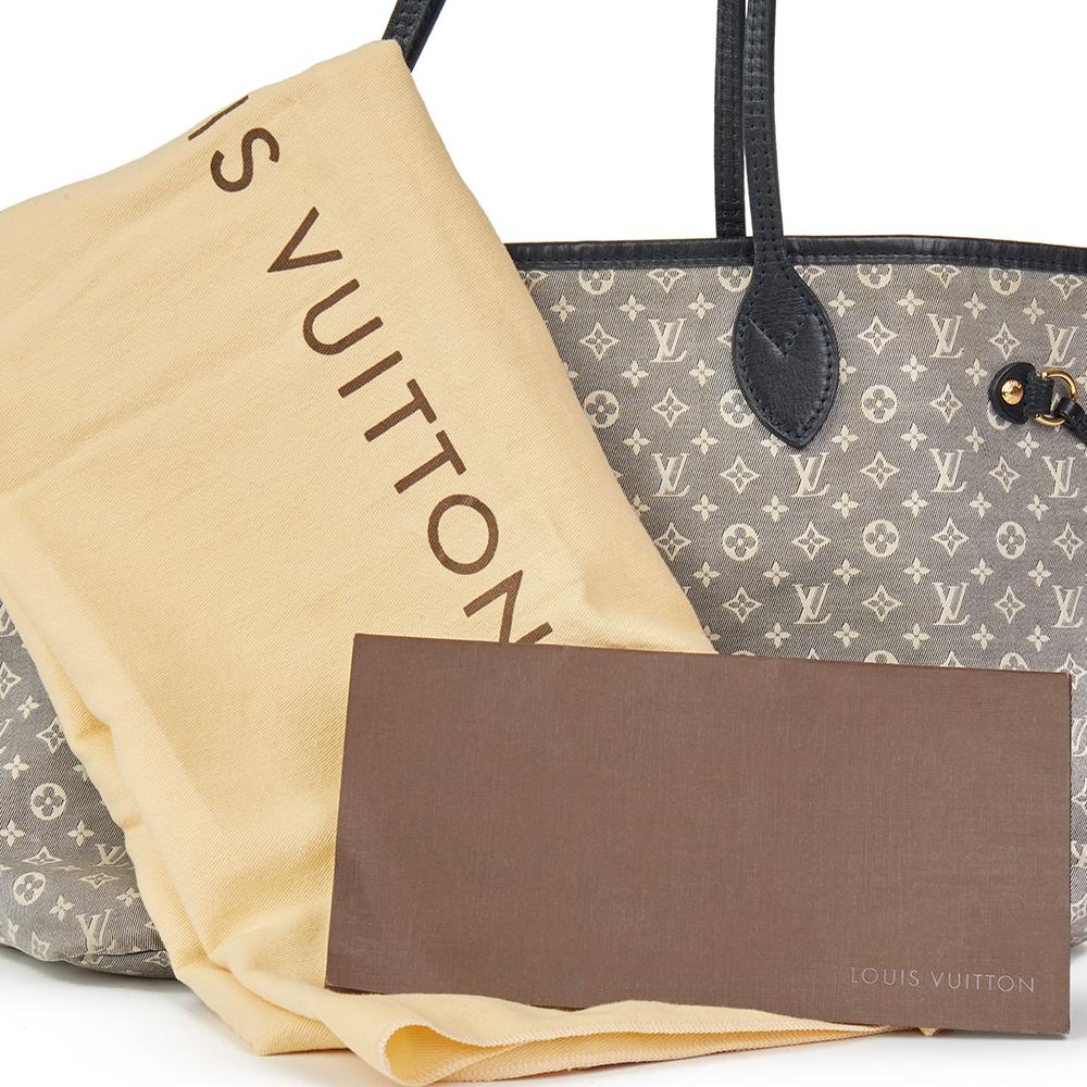 2012 Louis Vuitton Encre Monogram Idylle Fabric & Cowhide Leather Neverfull MM  4