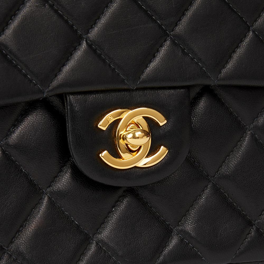 2000 Chanel Black Quilted Lambskin Mini Flap Bag 1