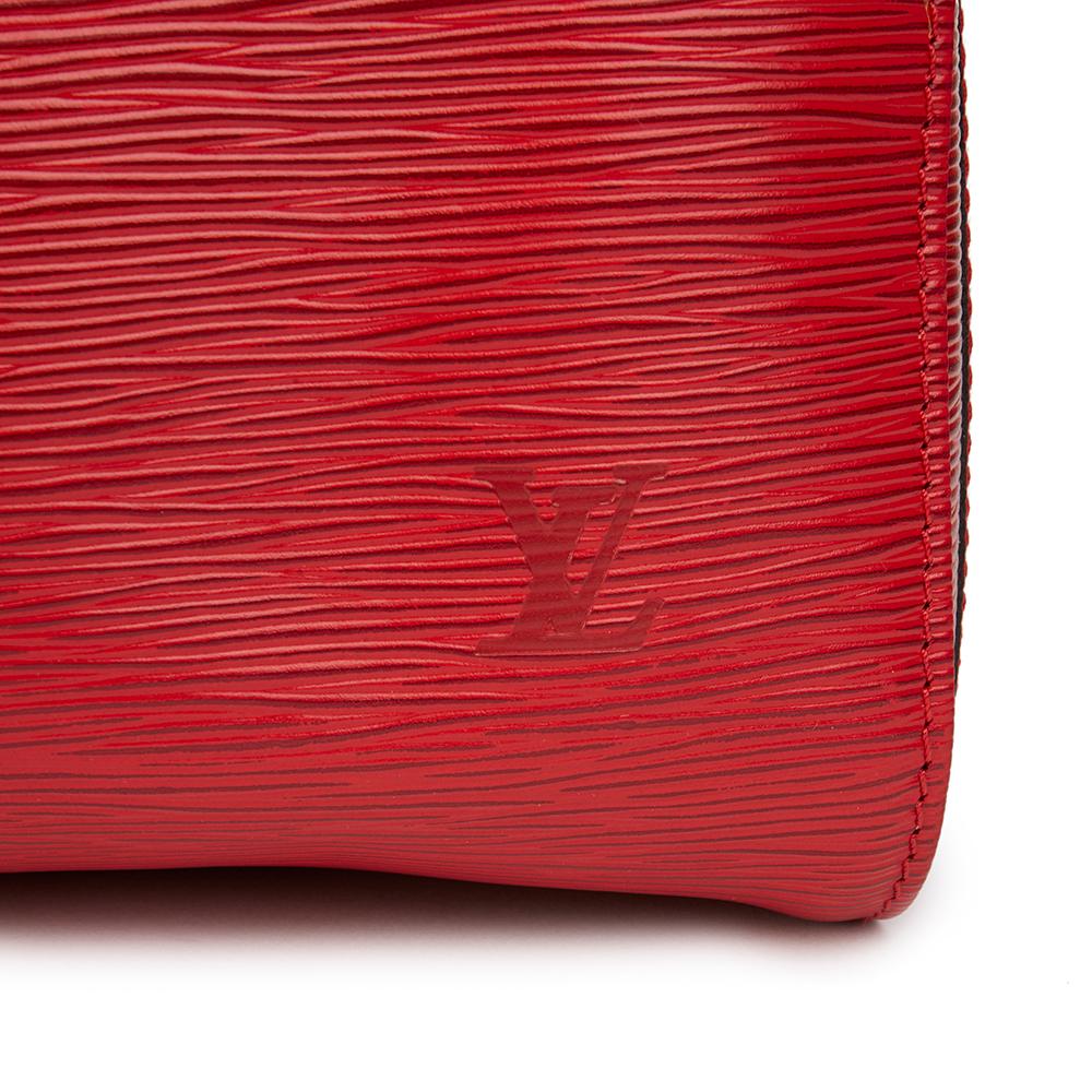 1994 Louis Vuitton Red Epi Leather Vintage Keepall 45 3