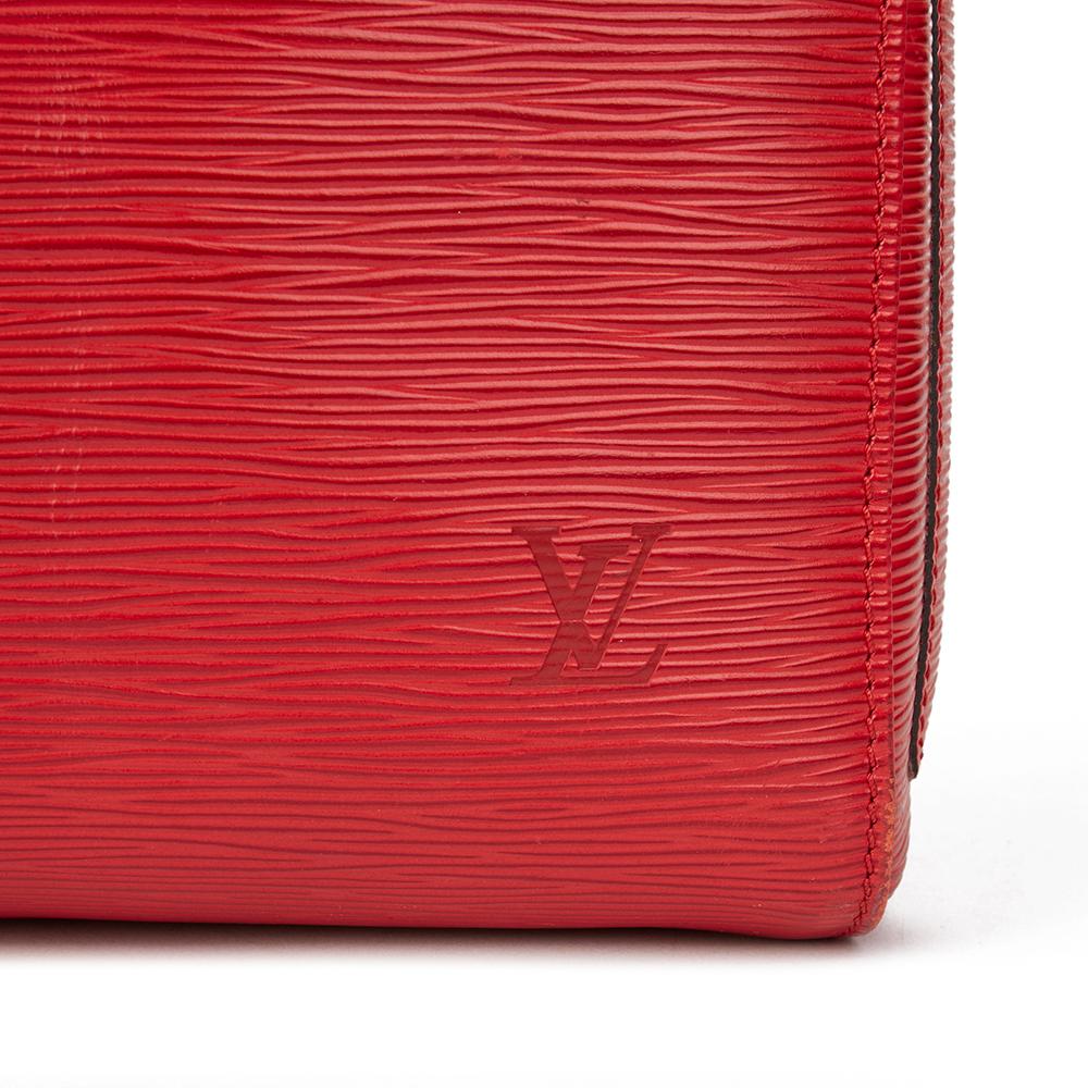 1995 Louis Vuitton Red Epi Leather Vintage Keepall 45 3