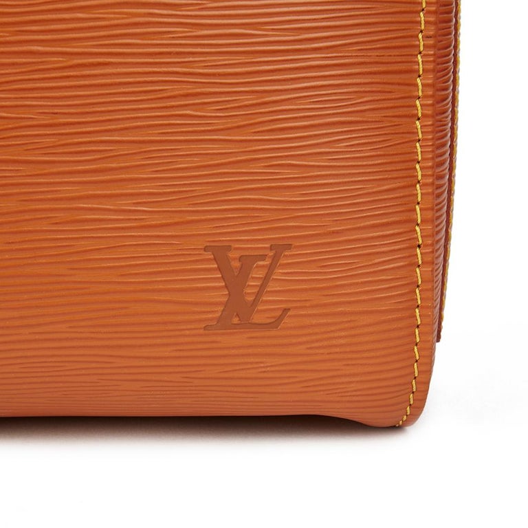 Louis Vuitton Gold Epi Leather Vintage Keepall 45, 1994 at 1stDibs