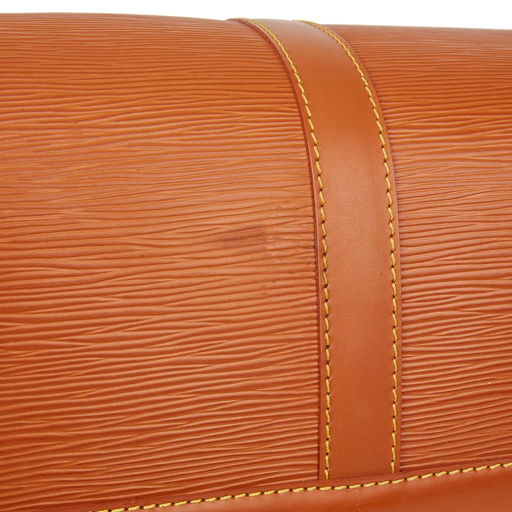Louis Vuitton Gold Epi Leather Vintage Keepall 45, 1994  8