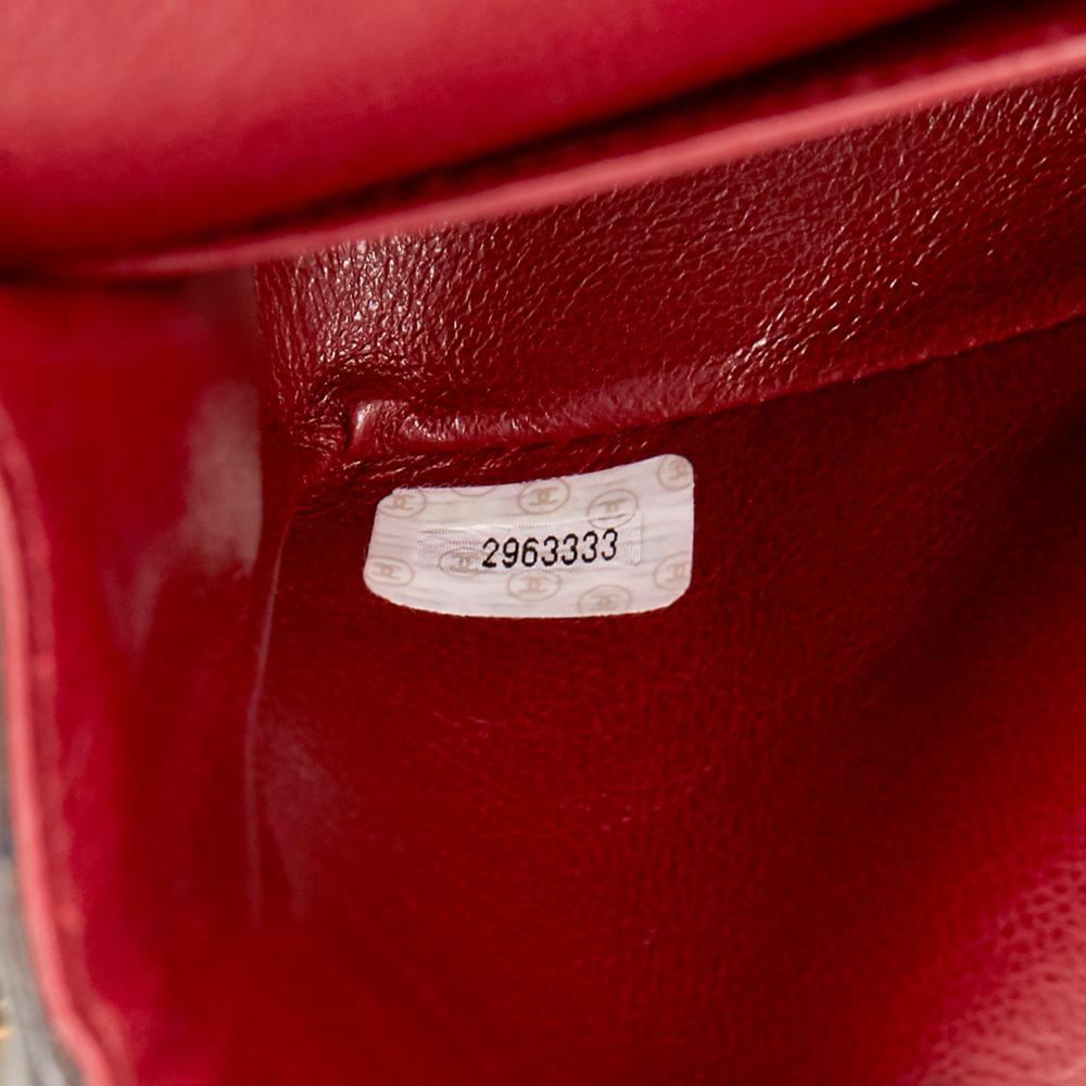1992 Chanel Blsck Quilted Lambskin Vintage Small Classic Double Flap Bag In Excellent Condition In Bishop's Stortford, Hertfordshire