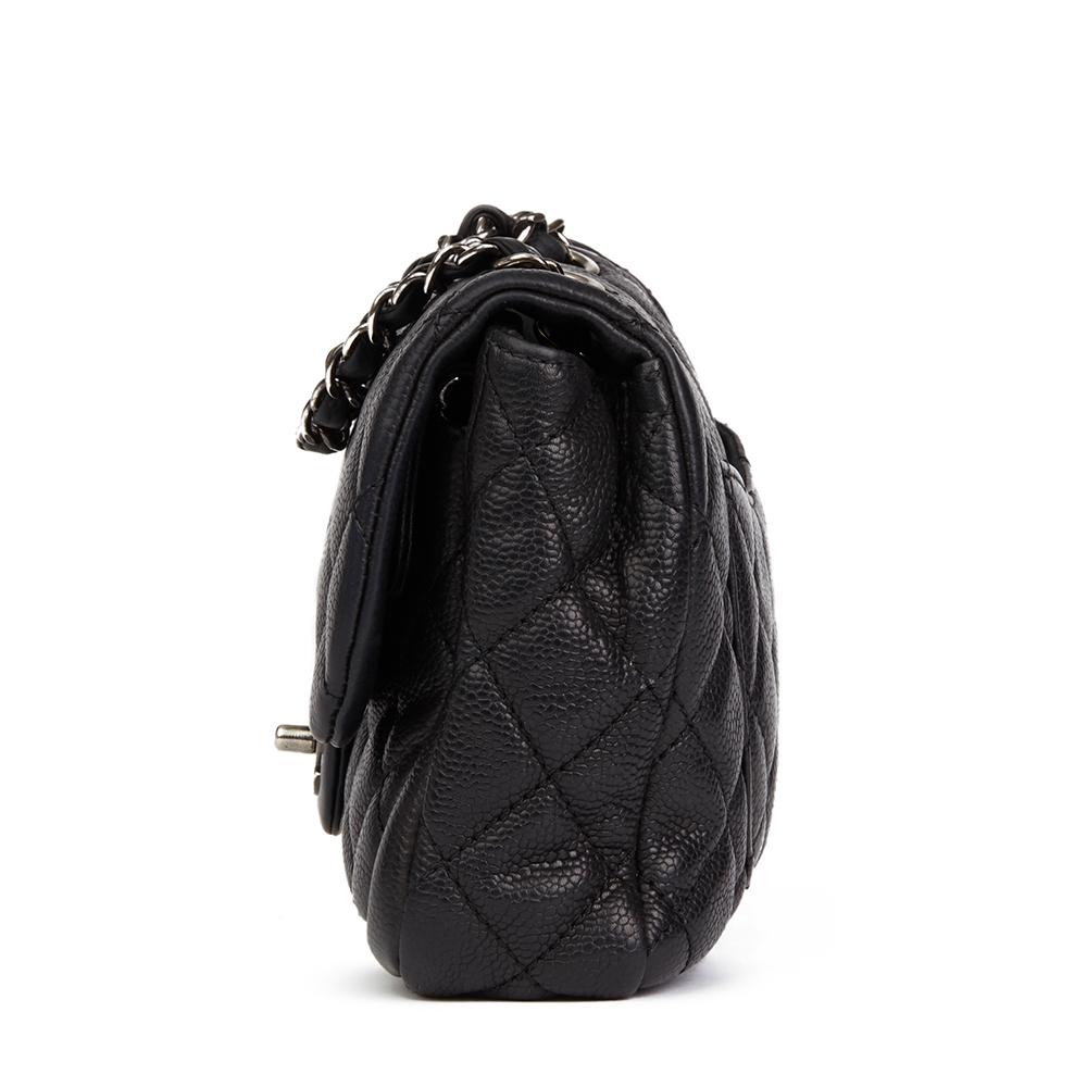CHANEL
Black Quilted Caviar Leather Classic Single Flap Bag

 Reference: HB2064
Serial Number: 18923680
Age (Circa): 2013
Accompanied By: Chanel Dust Bag, Box, Authenticity Card, Care Booklet
Authenticity Details: Authenticity Card, Serial Sticker