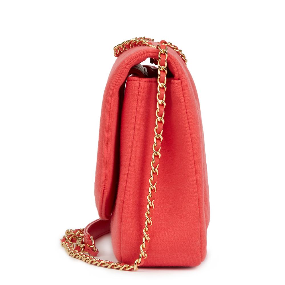 CHANEL
Coral Quilted Jersey Fabric Reissue Diana Classic Single Flap Bag

 Reference: HB2058
Serial Number: 20767690
Age (Circa): 2015
Accompanied By: Chanel Dust Bag, Box
Authenticity Details: Serial Sticker (Made in Italy)
Gender: Ladies
Type: