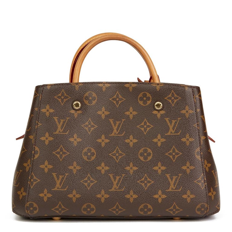 Louis Vuitton Montaigne Handbag Monogram Vernis MM at 1stDibs