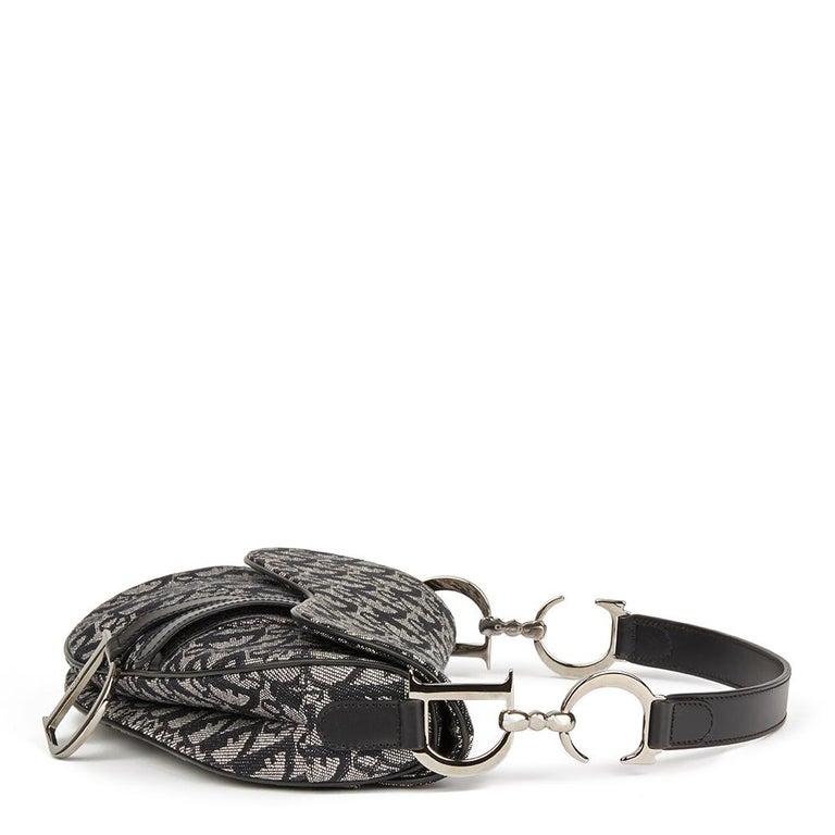 2003 Christian Dior Black Monogram Canvas Saddle Bag at 1stDibs dior saddle bag 2003, dior
