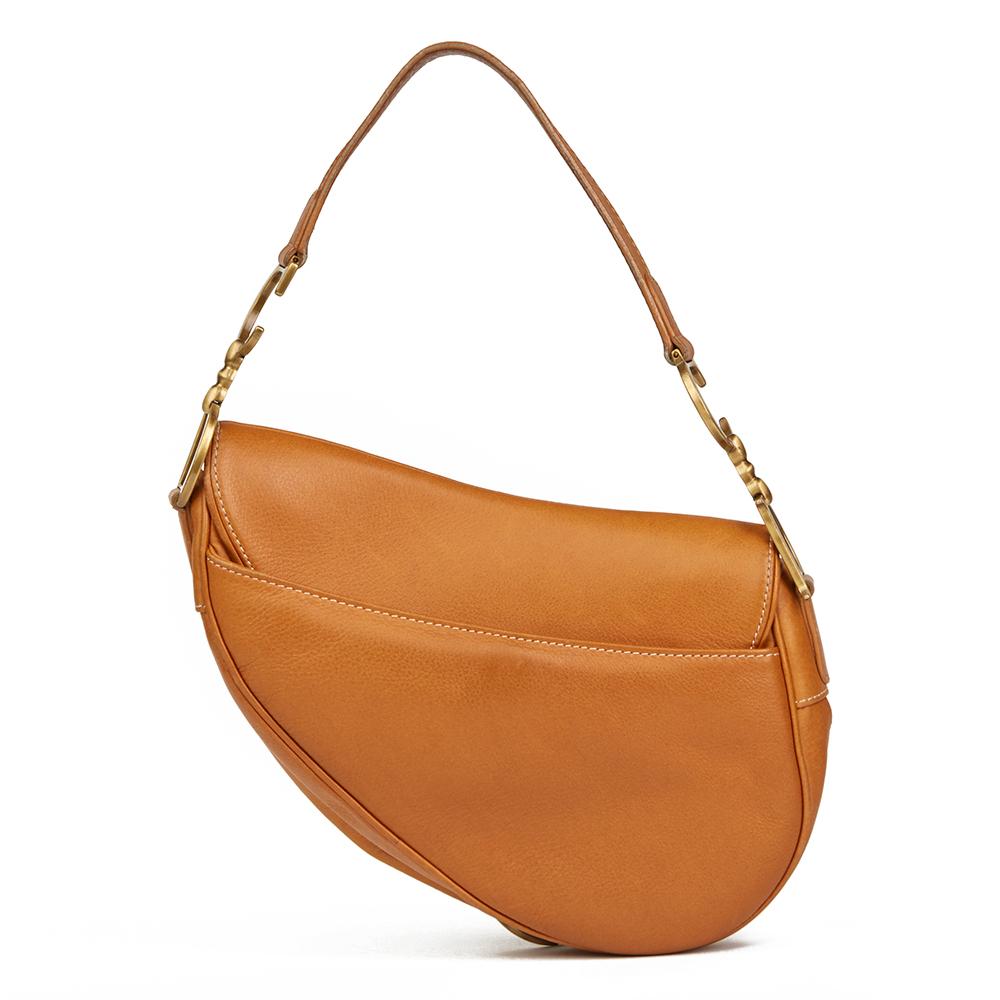 dior tan saddle bag
