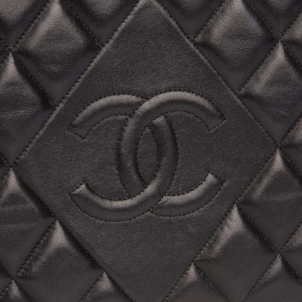 Chanel Black Quilted Lambskin Diamond CC Flap Bag, 2014  1