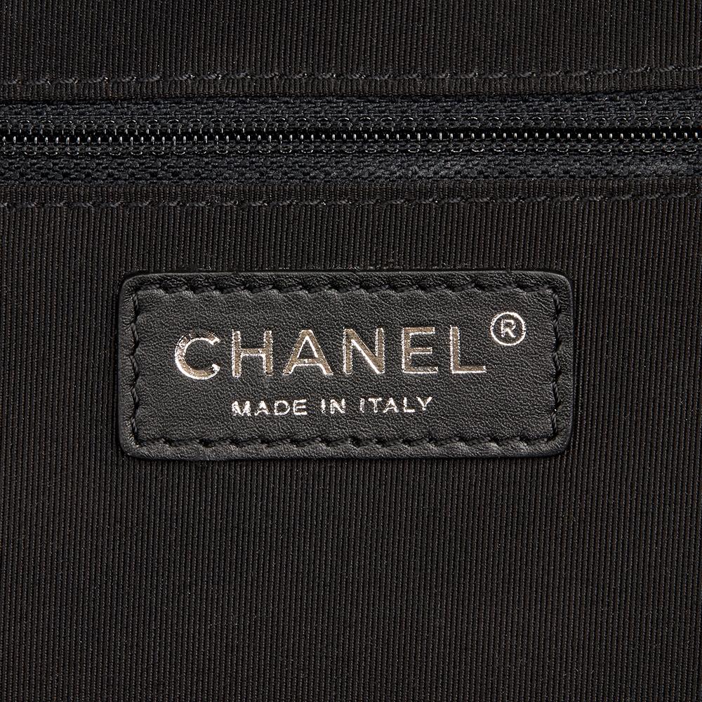 2017 Chanel Black Quilted Calfskin Large Round Trip Bowling Bag 2