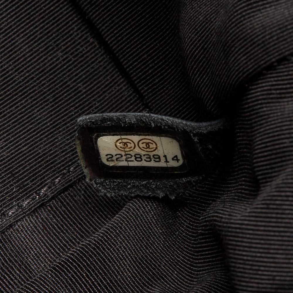2017 Chanel Black Quilted Calfskin Large Round Trip Bowling Bag 3
