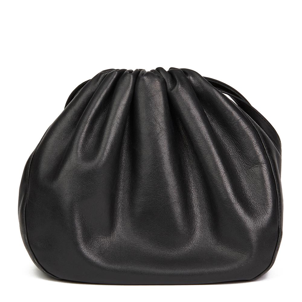 1998 Chanel Black Lambskin Timeless Bucket Bag  In Good Condition In Bishop's Stortford, Hertfordshire