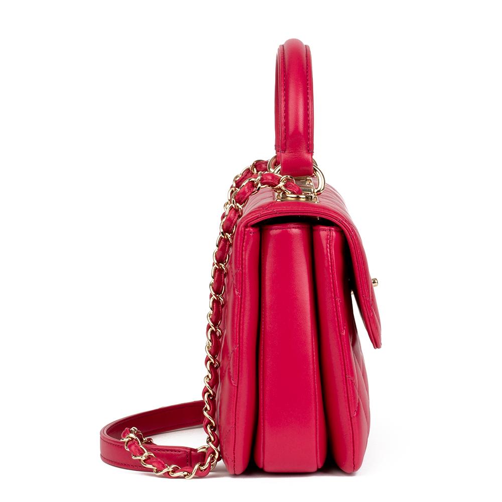 dark pink handbag