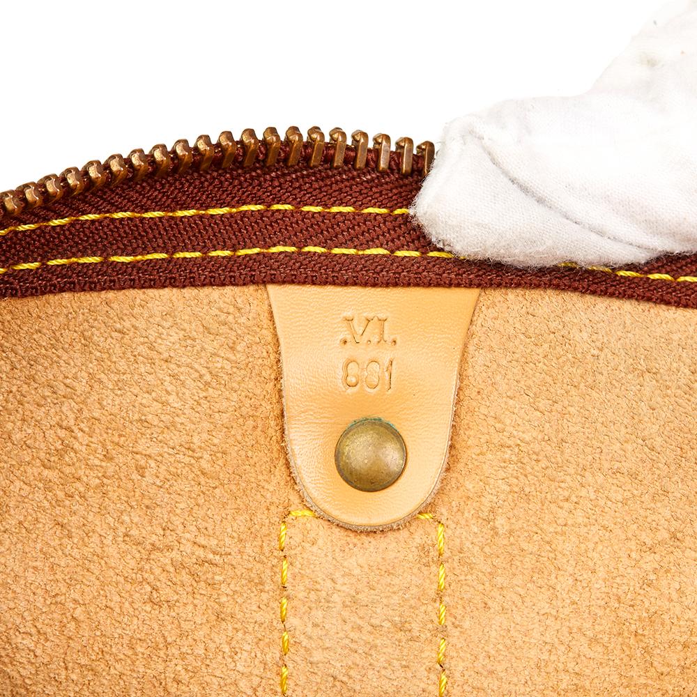 Women's or Men's Louis Vuitton Winnipeg Beige Epi Leather Vintage Keepall 45, 1988 