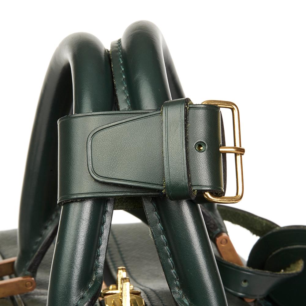 1995 Louis Vuitton Green Taiga Leather Vintage Kendall PM Bag 1