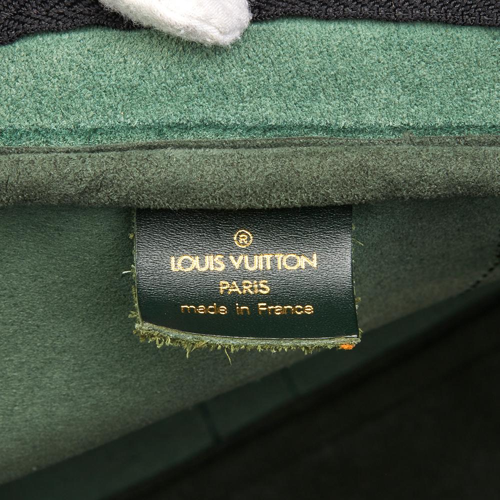1995 Louis Vuitton Green Taiga Leather Vintage Kendall PM Bag 2
