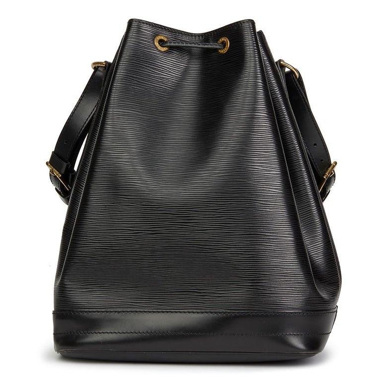 Louis Vuitton Black Epi Leather Vintage Noé Bag, 1992 at 1stDibs