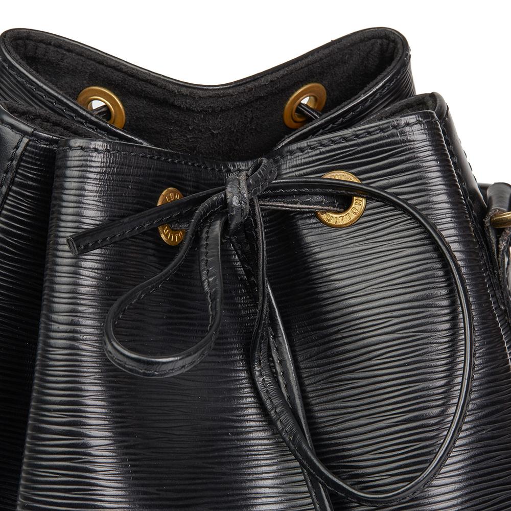 Louis Vuitton Black Epi Leather Vintage Noé Bag, 1992  2