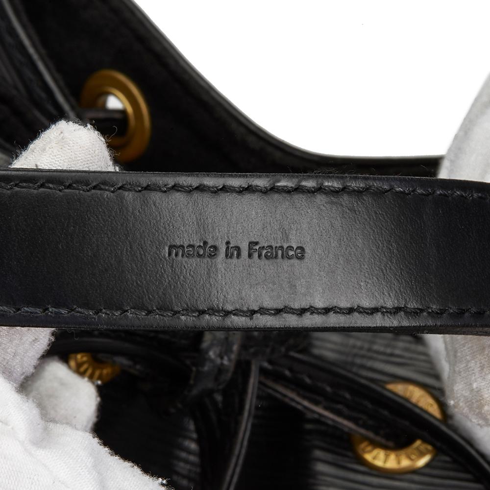 Louis Vuitton Black Epi Leather Vintage Noé Bag, 1992  3