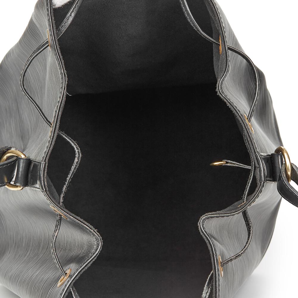 Louis Vuitton Black Epi Leather Vintage Noé Bag, 1992  5