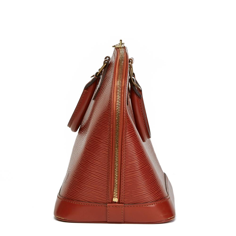 Louis Vuitton 
Kenyan Fawn Epi Leather Vintage Alma PM

Reference: HB2196
Serial Number: AR0996
Age (Circa): 1996
Accompanied By: Louis Vuitton Dust Bag
Authenticity Details: Date Stamp (Made in France)
Gender: Ladies
Type: Tote

Colour: Kenyan