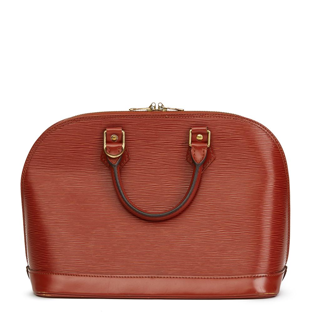 Louis Vuitton Kenyan Fawn Epi Leather Vintage Alma PM Bag, 1996 In Good Condition In Bishop's Stortford, Hertfordshire
