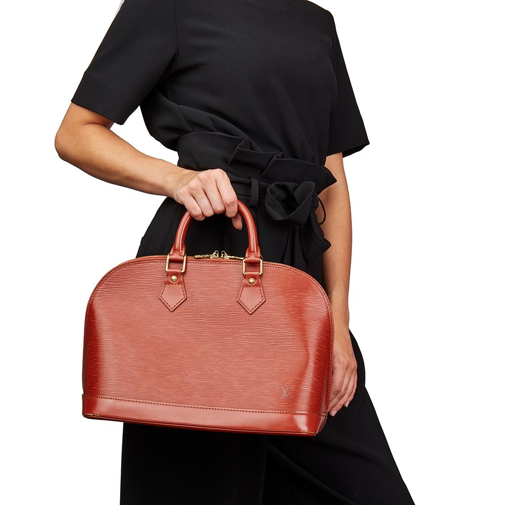 Louis Vuitton Kenyan Fawn Epi Leather Vintage Alma PM Bag, 1996 6