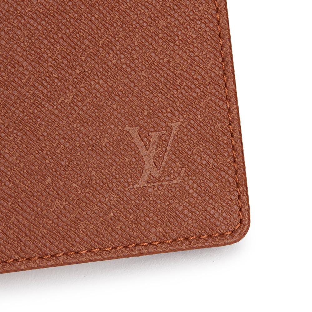 Louis Vuitton Brown Taiga Leather ID Card Holder, 2003 In Excellent Condition In Bishop's Stortford, Hertfordshire