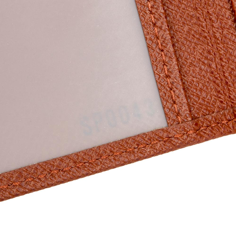 Louis Vuitton Brown Taiga Leather ID Card Holder, 2003 2