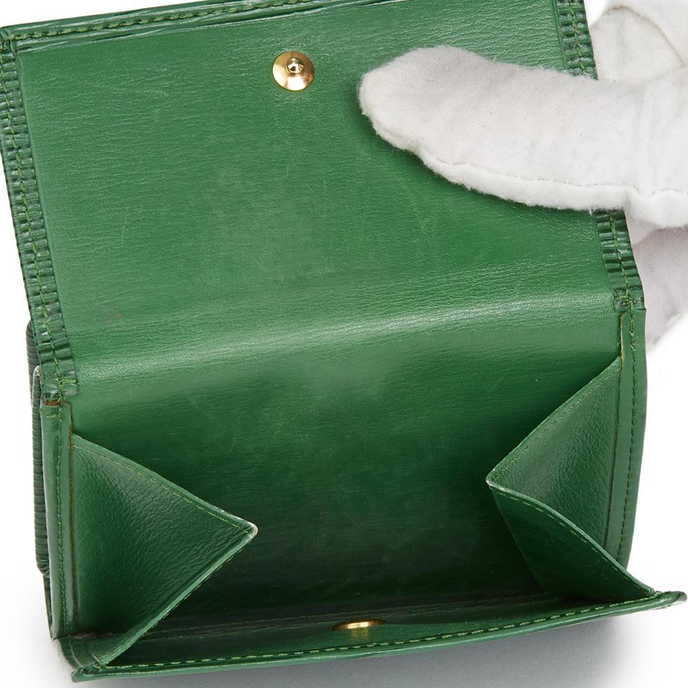 Louis Vuitton Borneo Green Epi Leather Vintage Elise Wallet, 1992  3