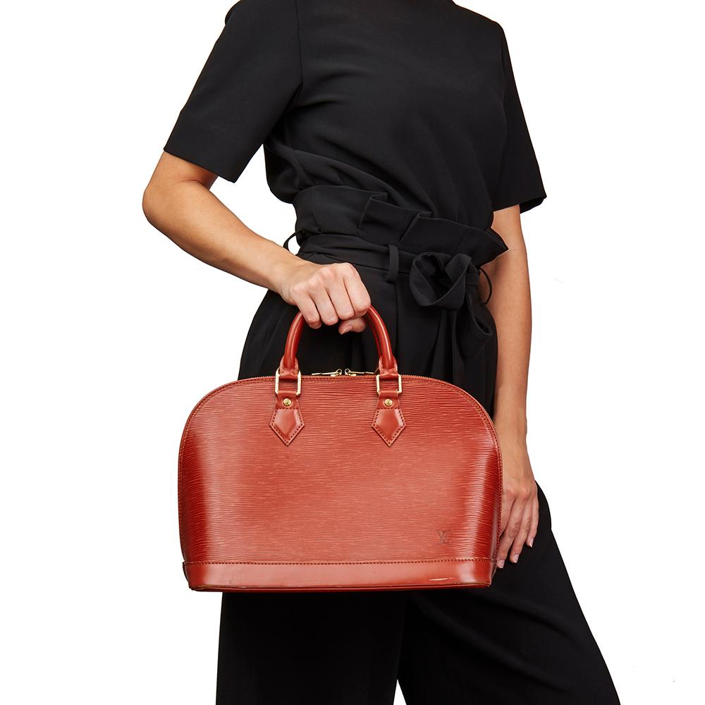 Louis Vuitton Kenyan Fawn Epi Leather Vintage Alma PM Bag 5