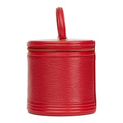 1996 Louis Vuitton Red Epi Leather Vintage Cannes