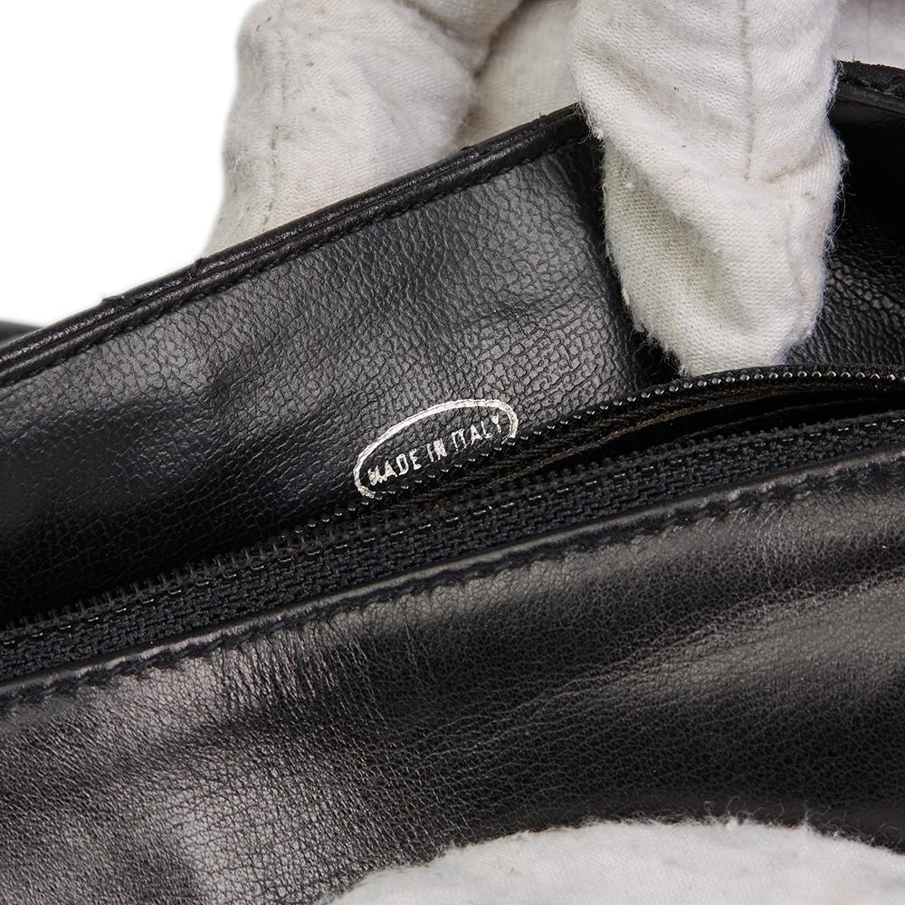 1990's Chanel Black Quilted Lambskin Vintage Classic Belt Bag 1